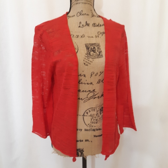 Jones New York Sweaters - NWT Jones New York red shrug. XL.